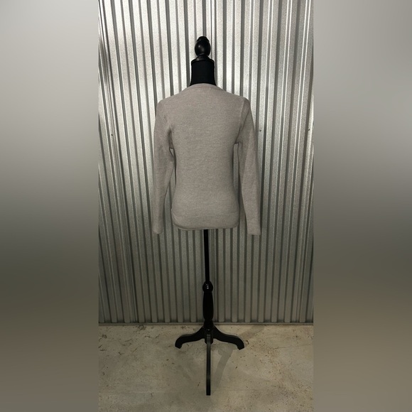 Women’s Todd Snyder Gray Wool Long Sleeve Crewneck Sweater Designer Size Medium - Picture 2 of 4